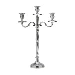 Castiçal de  Prata 3 velas 